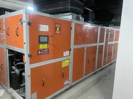 18年采用至今，除湿热泵依然运转正常